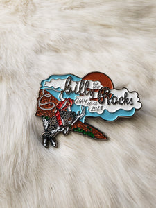 Billy Red Rocks Pin