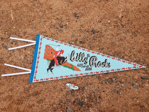 Billy Red Rocks Pennant AND Hat Pin Set