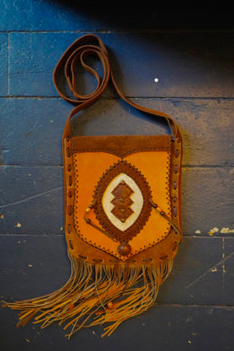 San Pedro Leather Fringe Purse 3