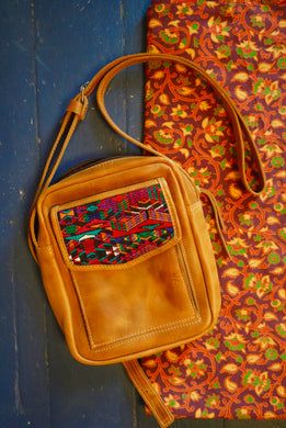 Panajachel Double Pocket Huipil Purse 1