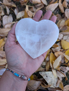 Selenite Heart