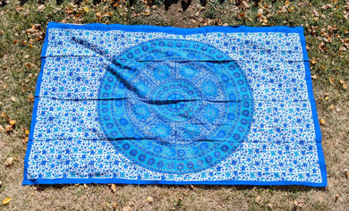 Blue Solstice tapestry