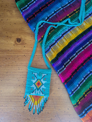Beaded Chona Pouch Necklace 3