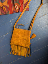 Tan Fringe Huipil Purse 2