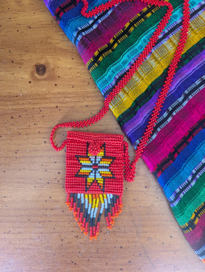 Beaded Chona Pouch Necklace 4