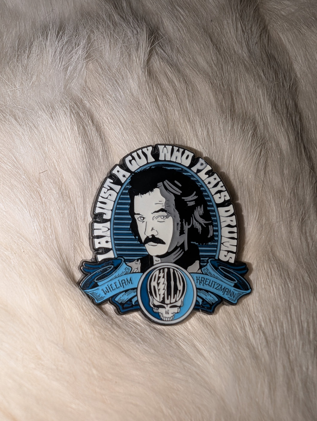 Billy Blue Grateful Dead Pin