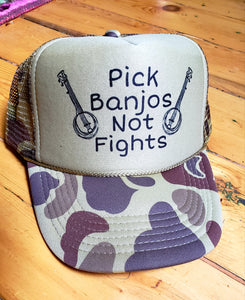 Adult Pick Banjos Trucker hat