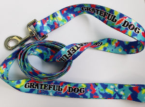 Tie Dye Grateful Dog Leash