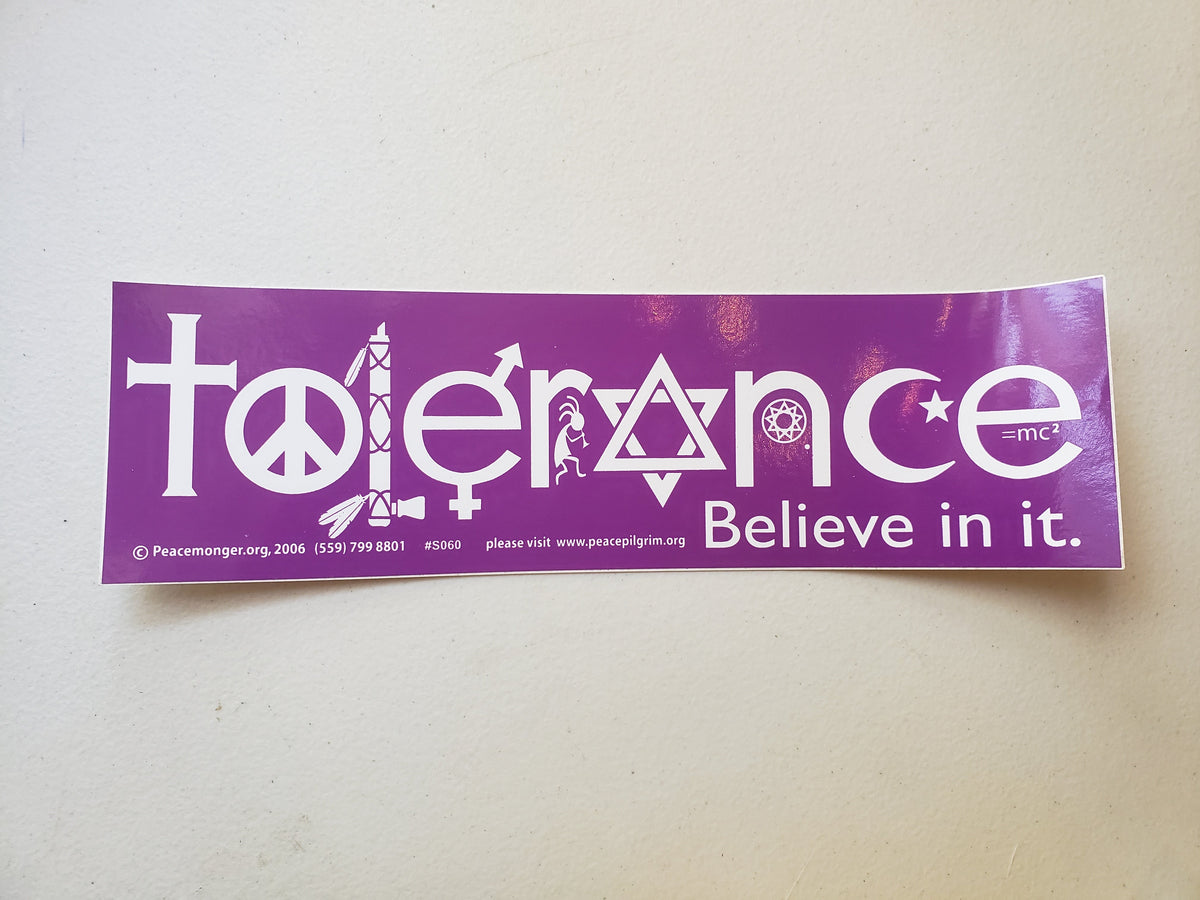 Tolerance Sticker – ShakedownGoods