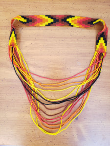 Antigua Beaded Rainbow Necklace 4
