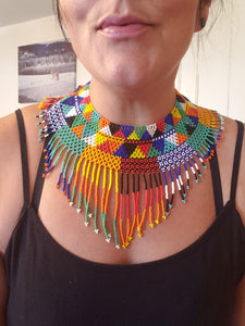 Antigua Beaded Collar Necklace 4