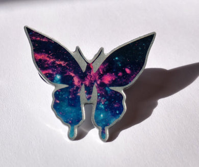 Galaxy Butterfly Pin