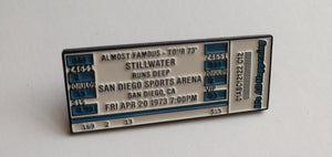Almost Famous Stillwater Ticket pin