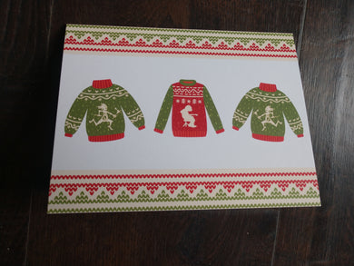 Panic Christmas Sweater Cards
