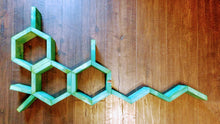 Large THC molecule shelf