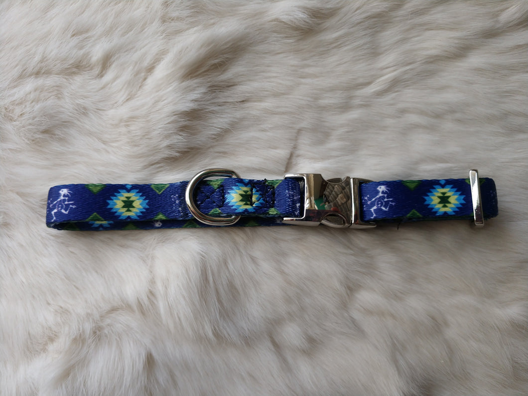 Aztec Note Eater Collar Metal Buckle Small
