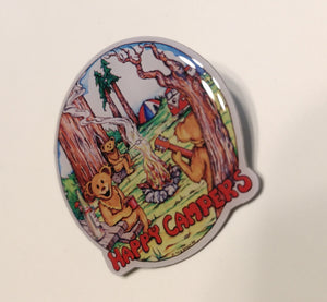 happy campers pin