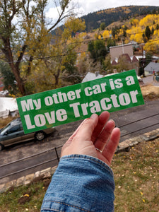 Love Tractor Sticker