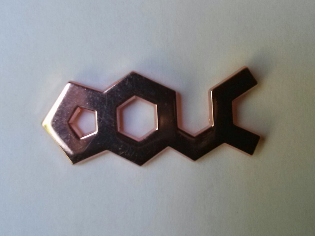 MDMA Molecule Pin